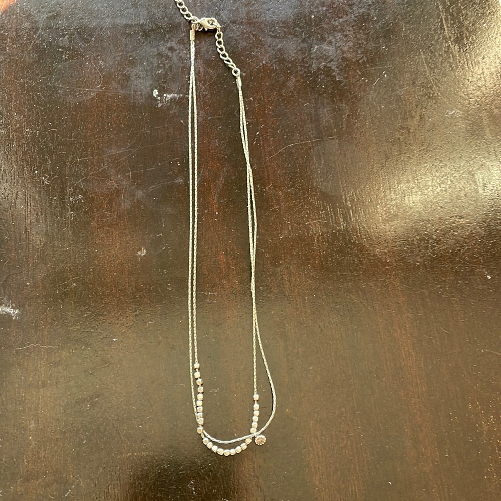 Silver necklace